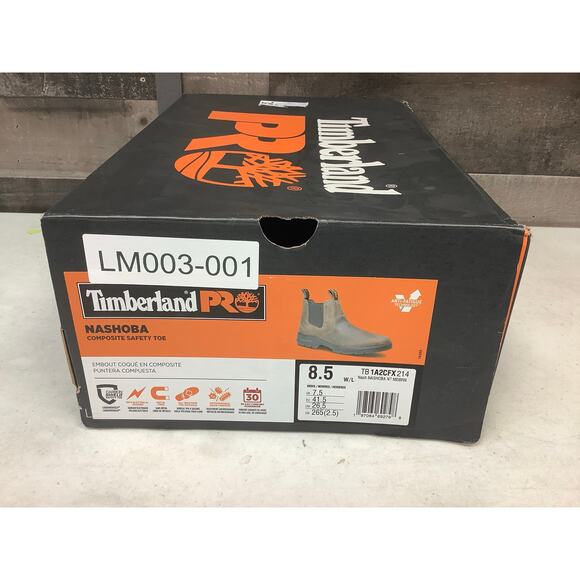 Timberland Pro Men's 8.5W Brown Nashoba Composite Toe Work Chelsea Boots LM3-1 - Picture 10 of 10